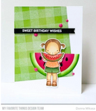 All Lined Up Background Stamp, My Favorite Things Rubber Stamps