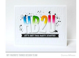 Bitty Birthday Wishes Stamp Set, My Favorite Things Rubber Stamps