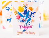 Layered Script Words Stamp Set, Pinkfresh Studio