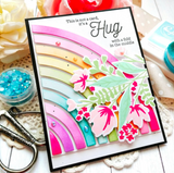 Modern Layered Florals Stamp Set, Pinkfresh Studio
