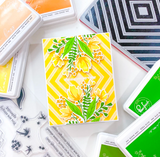 Modern Layered Florals Stamp Set, Pinkfresh Studio