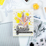 Modern Layered Florals Die Set, Pinkfresh Studio
