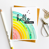 Color Block Rainbow Die, Pinkfresh Studio