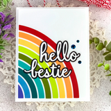 Color Block Rainbow Die, Pinkfresh Studio
