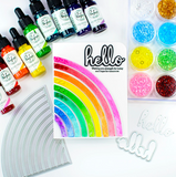 Color Block Rainbow Die, Pinkfresh Studio