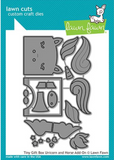 Tiny Gift Box Unicorn and Horse Add-On Dies, Lawn Fawn