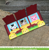 Tiny Gift Box Unicorn and Horse Add-On Dies, Lawn Fawn