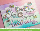 Puffy Cloud Backdrop, Landscape Die, Lawn Fawn