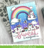 Stitched Rainbow Die, Lawn Fawn