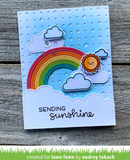 Stitched Rainbow Die, Lawn Fawn