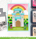 Stitched Rainbow Die, Lawn Fawn