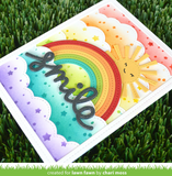Stitched Rainbow Die, Lawn Fawn
