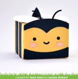 Tiny Gift Box Bee Add-On Die, Lawn Fawn