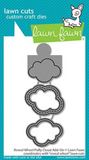 Reveal Wheel Puffy Cloud Add-On Die, Lawn Fawn