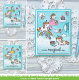 Reveal Wheel Unicorn Picnic Add-On Die, Lawn Fawn