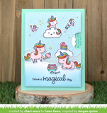 Reveal Wheel Unicorn Picnic Add-On Die, Lawn Fawn