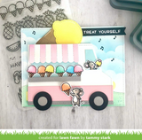 Simply Summer Sentiments Stamp Set, Lawn Fawn