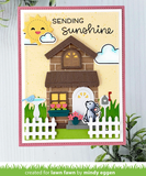 Outside In Stitched Sun Dies, Lawn Fawn