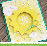 Outside In Stitched Sun Dies, Lawn Fawn