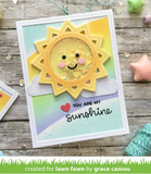Stitched Sun Frame Dies, Lawn Fawn