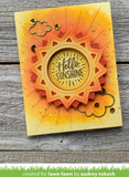 Stitched Sun Frame Dies, Lawn Fawn