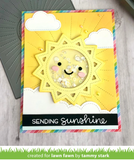 Stitched Sun Frame Dies, Lawn Fawn