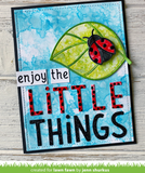 Ladybug and Leaf Dies, Lawn Fawn
