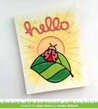Ladybug and Leaf Dies, Lawn Fawn