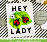 Ladybug and Leaf Dies, Lawn Fawn