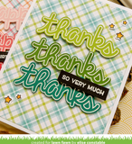 Scripty Bubble Sentiments Die, Lawn Fawn