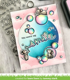 Scripty Bubble Sentiments Die, Lawn Fawn