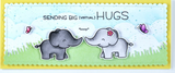 Long Distance Hugs Stamp Set, Lawn Fawn