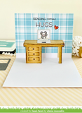 Long Distance Hugs Stamp Set, Lawn Fawn