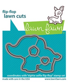Elphie Selfie Flip Flop Dies, Lawn Fawn
