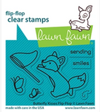 Butterfly Kisses Flip Flop Stamp Set, Lawn Fawn