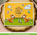 Butterfly Kisses Flip Flop Stamp Set, Lawn Fawn
