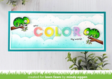 One in a Chameleon Flip Flop Stamp Set, Lawn Fawn