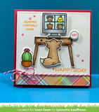 Virtual Friends Stamp Set, Lawn Fawn