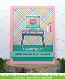 Virtual Friends Stamp Set, Lawn Fawn