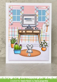 Reveal Wheel Templates - Rectangle + Virtual Friends, Lawn Fawn