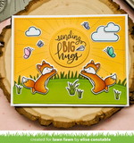 Sunburst Backdrop Die, Lawn Fawn