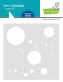 Bubbles Stencil, Lawn Clippings - Lawn Fawn