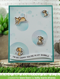 Bubbles Stencil, Lawn Clippings - Lawn Fawn