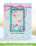 Bubble. Background Stencils, Lawn Clippings - Lawn Fawn