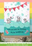 Bubble. Background Stencils, Lawn Clippings - Lawn Fawn