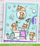 Bubble. Background Stencils, Lawn Clippings - Lawn Fawn