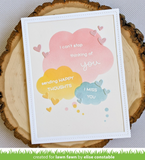 Thought Bubbles Stencil, Lawn Clippings - Lawn Fawn
