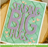 Plaid Stencils, Lawn Clippings - Lawn Fawn