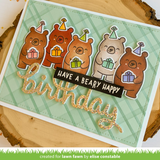 Plaid Stencils, Lawn Clippings - Lawn Fawn