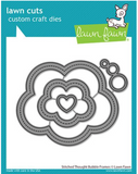 Stitched Thought Bubble Frames Dies, Lawn Fawn